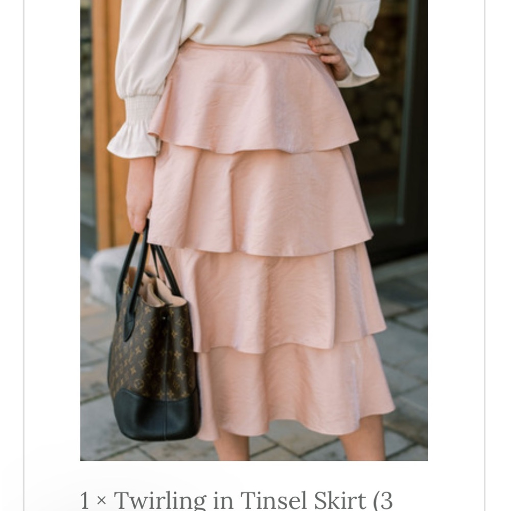 Dainty Jewell’s Tinsel skirt